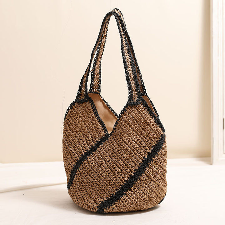 Braided beach bag with fashionable design Bowlift