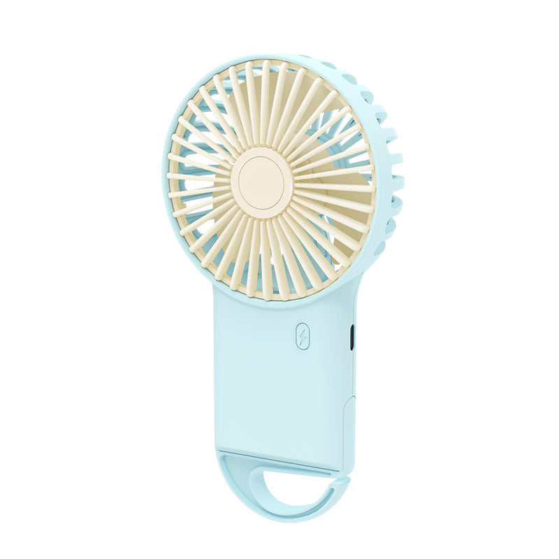 Ladies Portable Hand Fan with Powerful Battery Function Bowlift