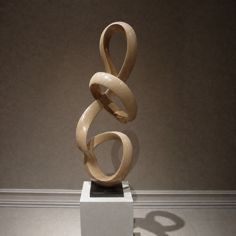 Abstract Decorative Loop Sculpture
