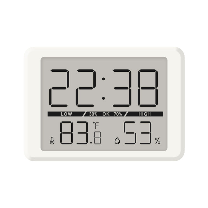 Digital Thermo-Hygrometer Clock Bowlift