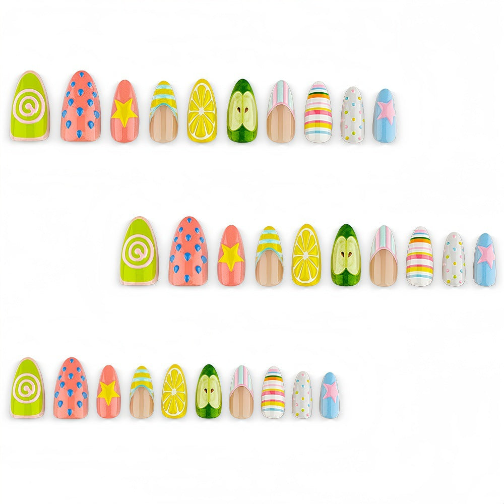 Colorful Nail Art Bowlift