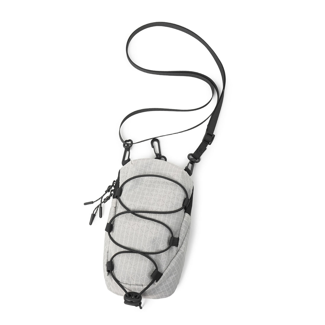 Lightweight Ripstop Sling Crossbody Pouch with Elastic Bungee System Bowlift