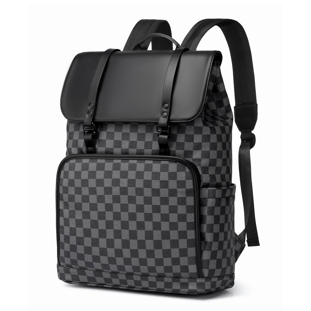 Modern Checkered Backpack Bowlift