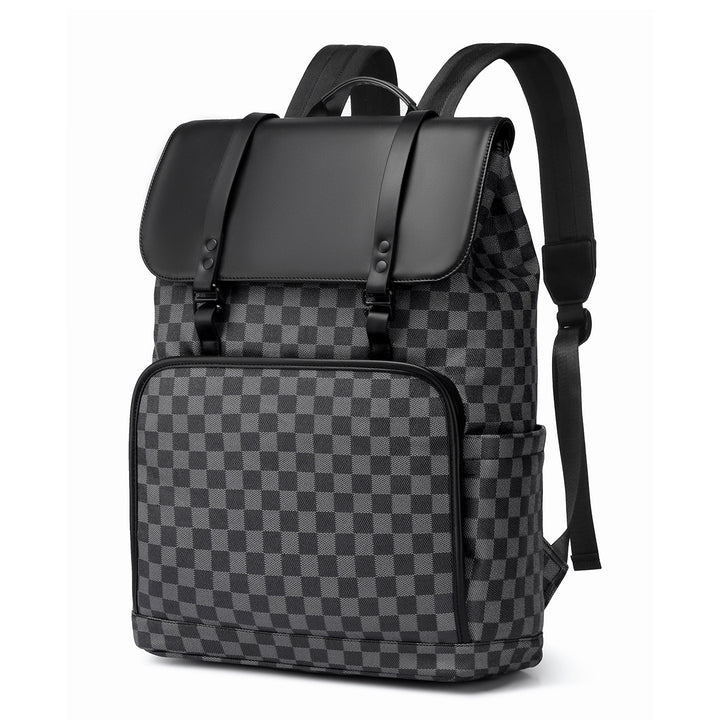 Modern Checkered Backpack Bowlift