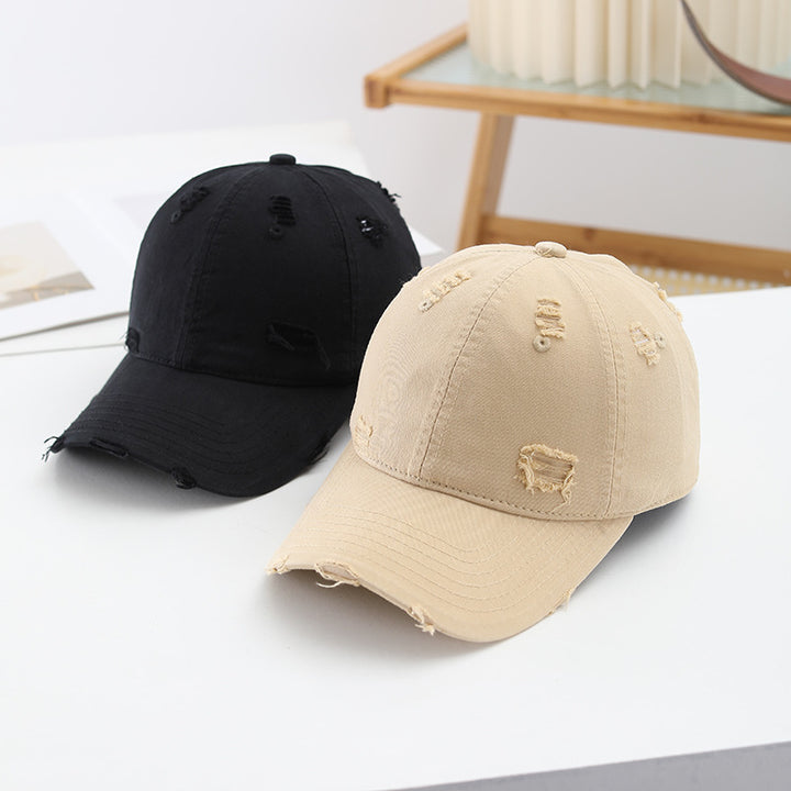 Women Casual Destroyed-Basecap Bowlift