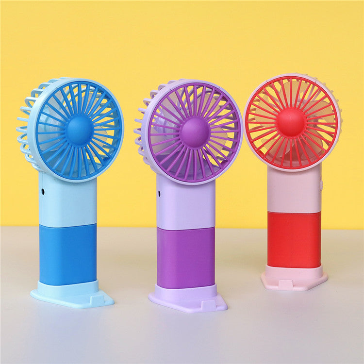 Unisex Portable Hand Fan in Playful Cat Design Bowlift