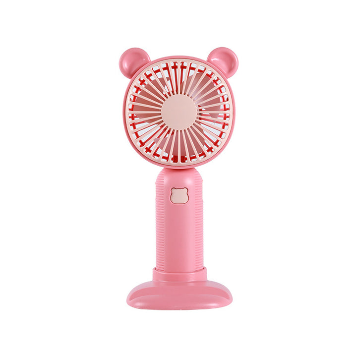 Ladies portable mini hand fan in cute bear design Bowlift