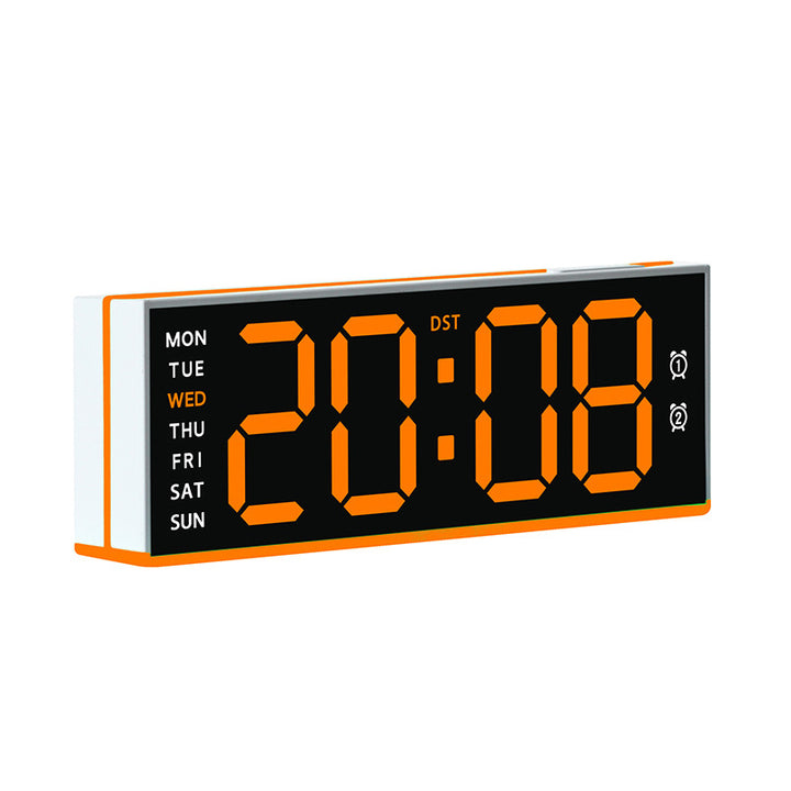 Digital Alarm Clock with Multifunctional Display Bowlift