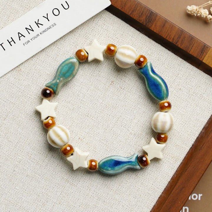Heart-Shaped Beaded Bracelet Bowlift