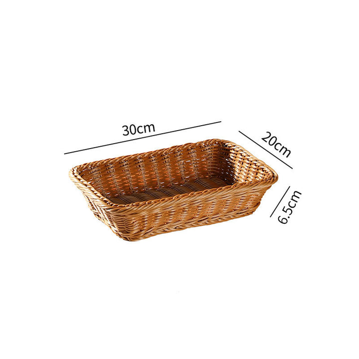 Large Rectangular Woven Storage Tray Bowlift