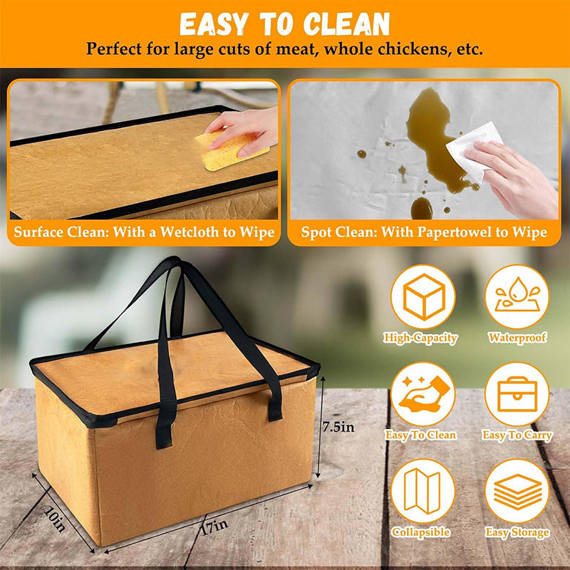 High-Quality Insulated Cooler Bag with Multi-Layered Heat and Cold Protection Bowlift