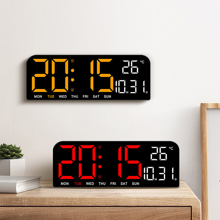 Digital Multifunctional Alarm Clock with Temperature Display Bowlift