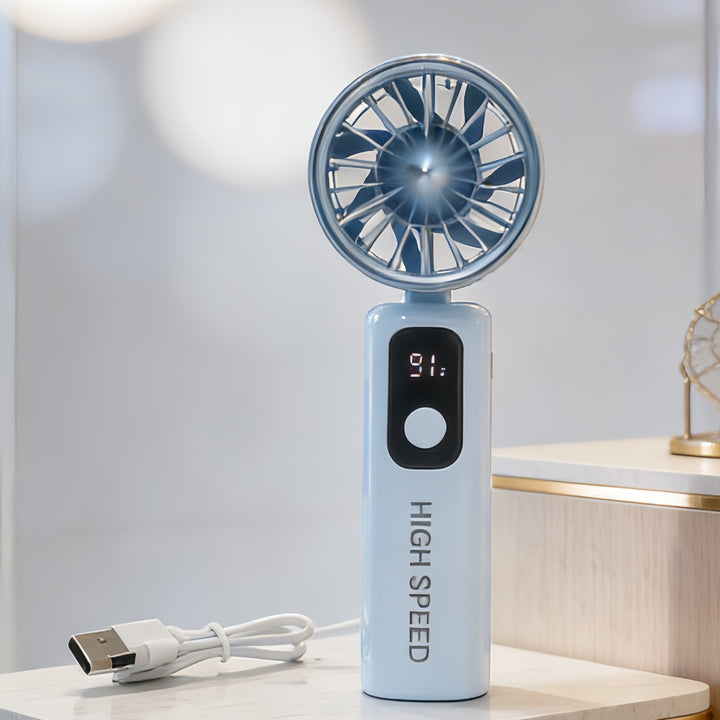 Women's Portable High-Speed Handheld Fan Bowlift