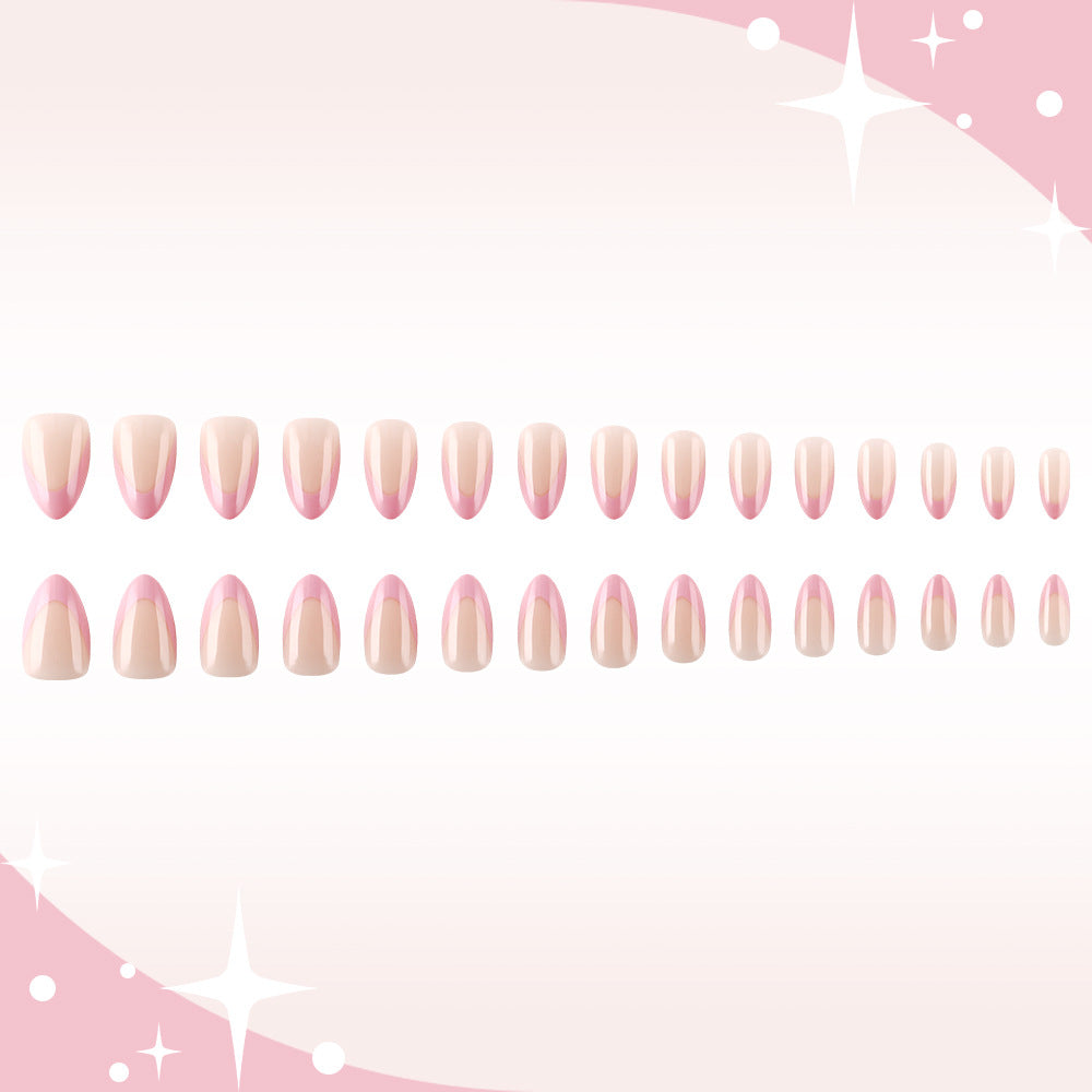 Elegant French Tip Gel Nail Art Bowlift