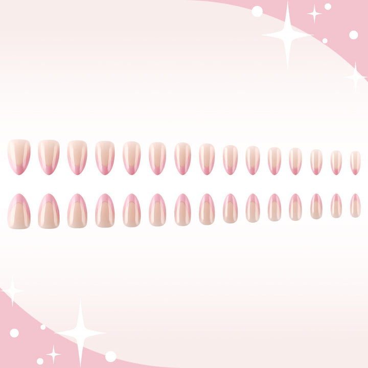 Elegant French Tip Gel Nail Art Bowlift