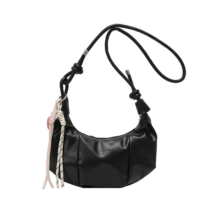 Stylish Pleated Shoulder Bag Bowlift