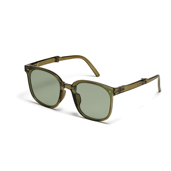 Women's square sunglasses with innovative plastic frame and polarized lenses Bowlift