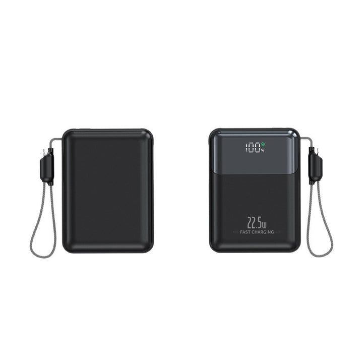 Power bank with high charging efficiency and intelligent LCD display Bowlift