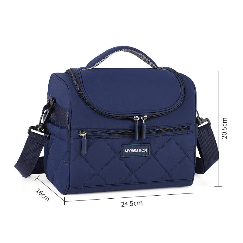 Insulated Zip-Top Lunch Tote