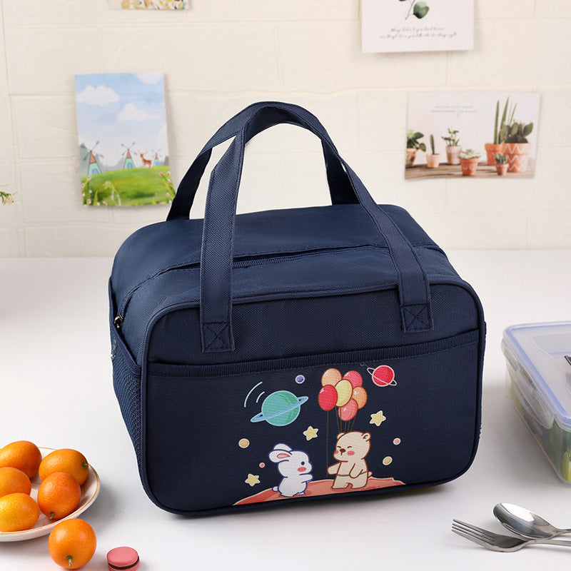 Cute Bear-Themed Insulated Lunch Bag Bowlift