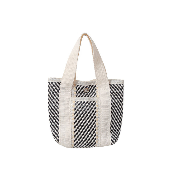 WoColorful Woven Beach Tote Bag Bowlift
