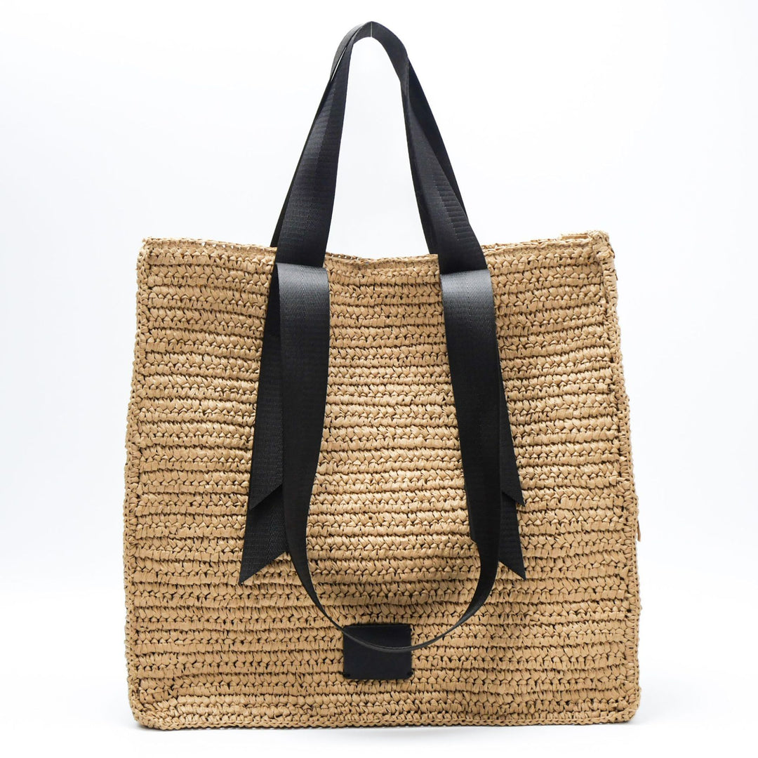 Generous straw tote bag Bowlift