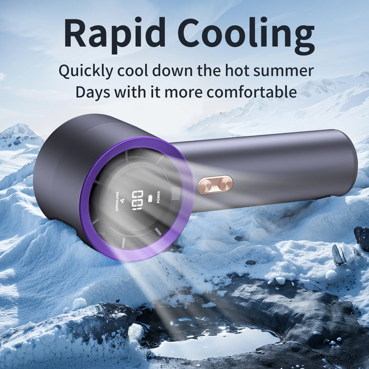 Unisex Portable High-Speed USB Rechargeable Fan Bowlift