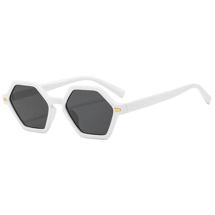 Women's hexagonal sunglasses with fashionable design and UV protection Bowlift