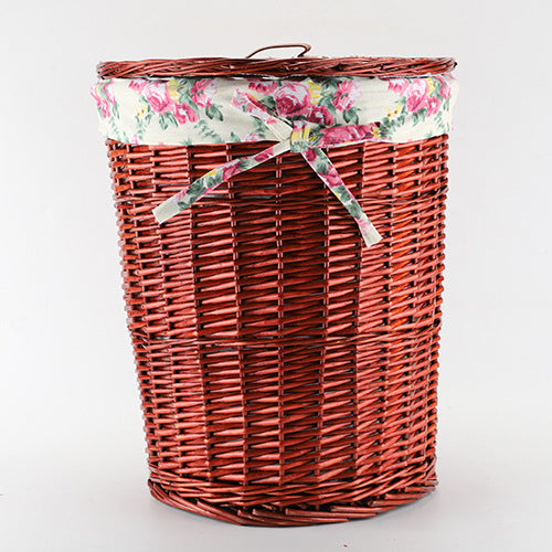 Decorative Wicker Laundry Basket Bowlift