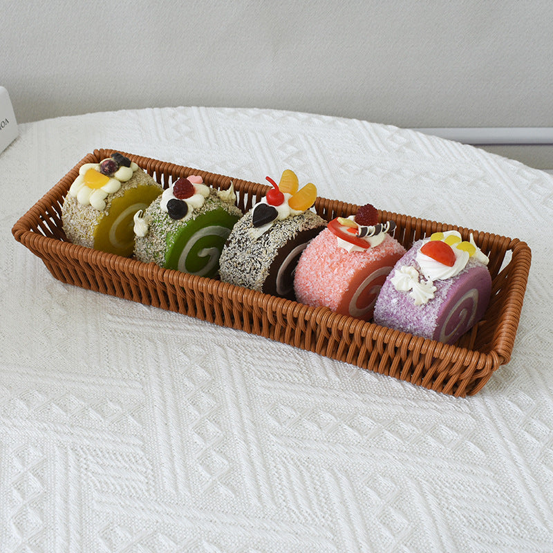 Rectangular Handwoven Storage Tray Bowlift
