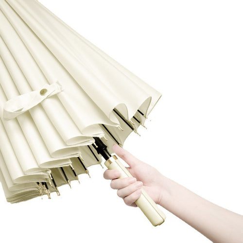 Ladies Automatic Umbrella with 16 Ribs and Ergonomic Handle Bowlift