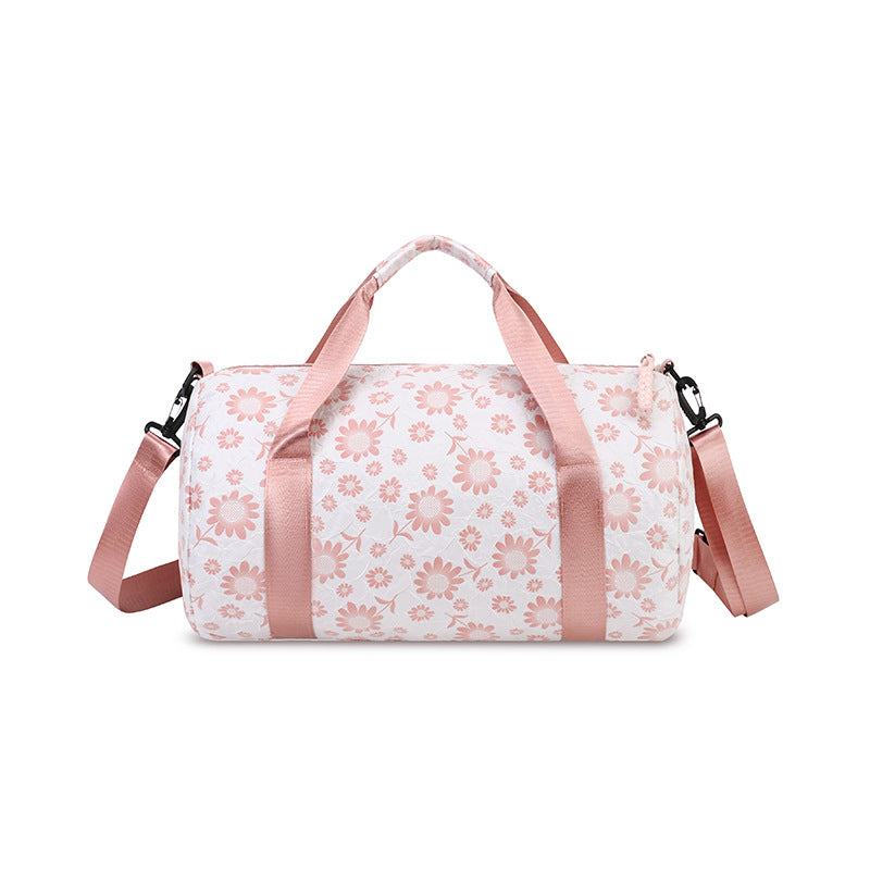 Floral Print Weekend Travel Duffle Bag Bowlift