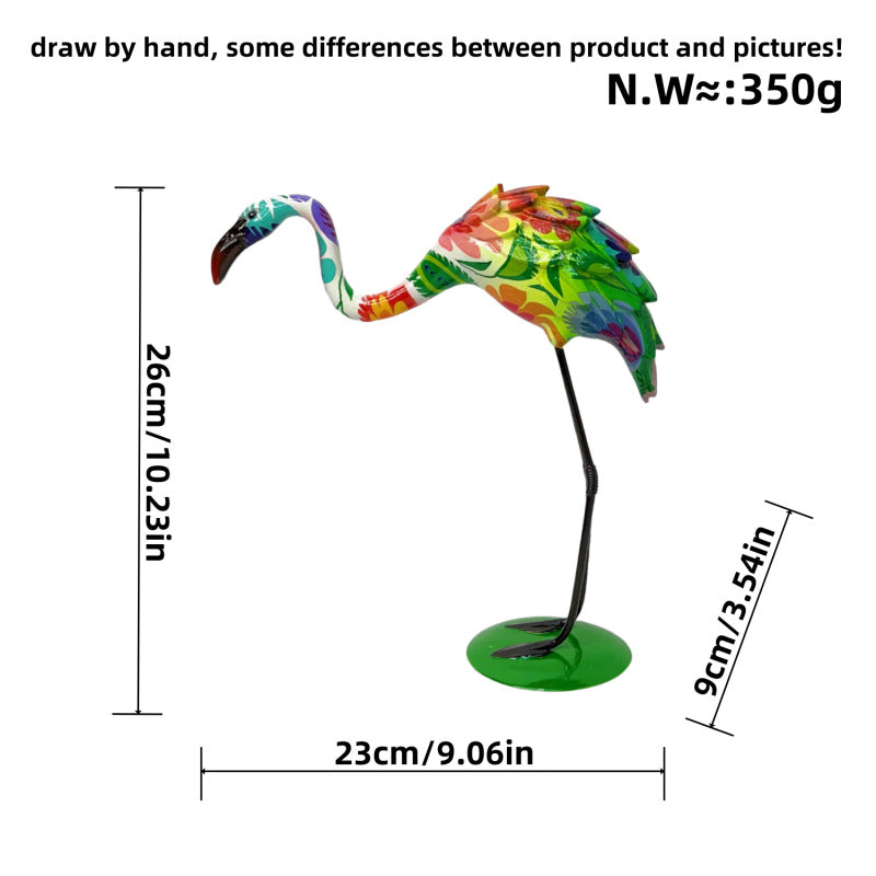 Decorative Flamingo Sculpture Bowlift