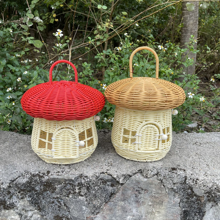 Women's decorative mushroom-shaped basket Bowlift