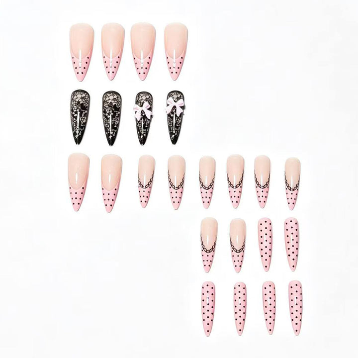 Chic Elegant Press-On Nail Tips Bowlift