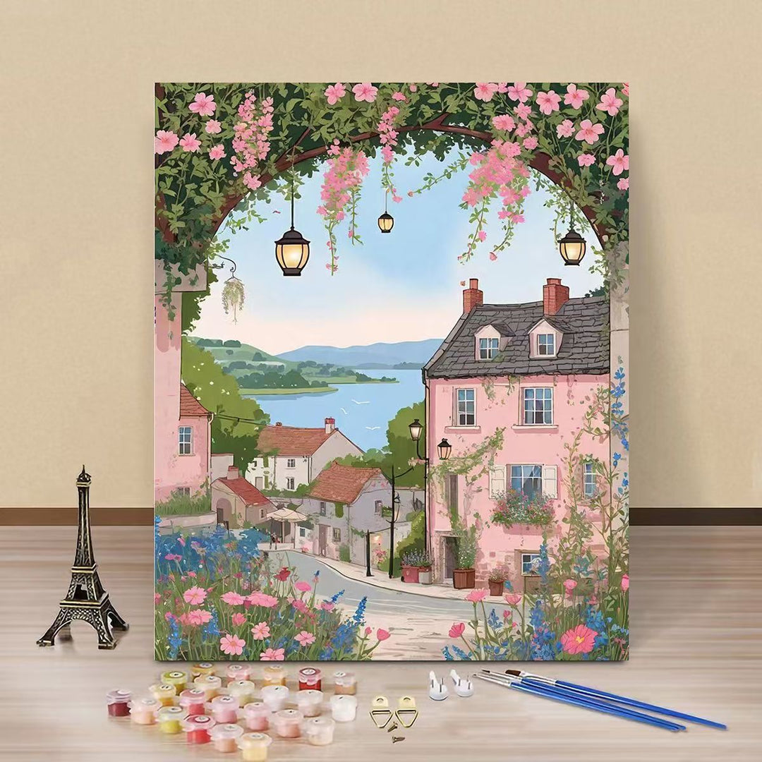 Scenic Garden Paint by Numbers Art Kit Bowlift
