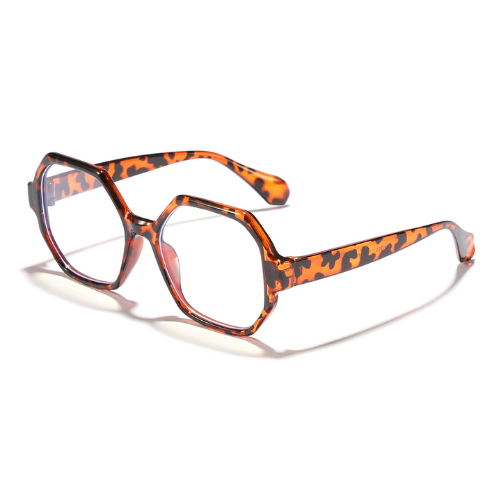 Women's fashionable sunglasses with hexagonal frame and UV protection Bowlift