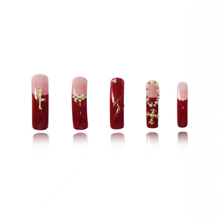 Artistic Decorative Press-On Nails Bowlift