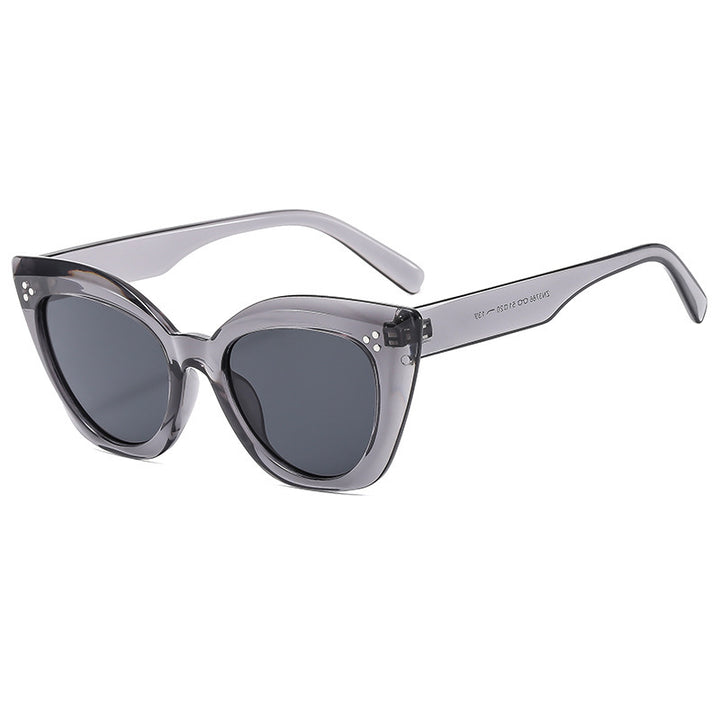 Women's Cat-Eye Sunglasses with Luxurious Accents Bowlift