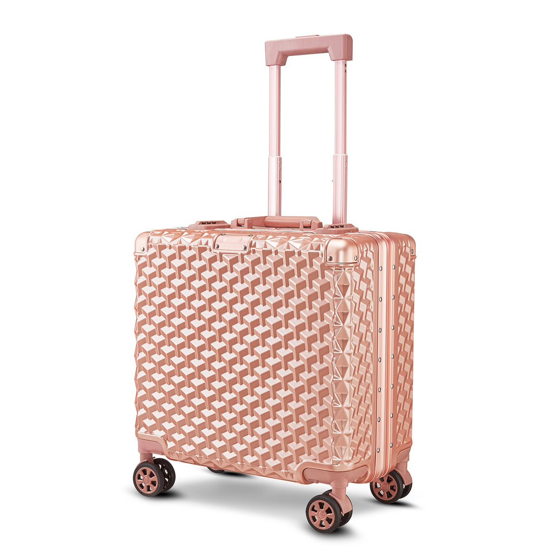 Unisex Premium Textured Hard Shell Carry-On Suitcase Bowlift