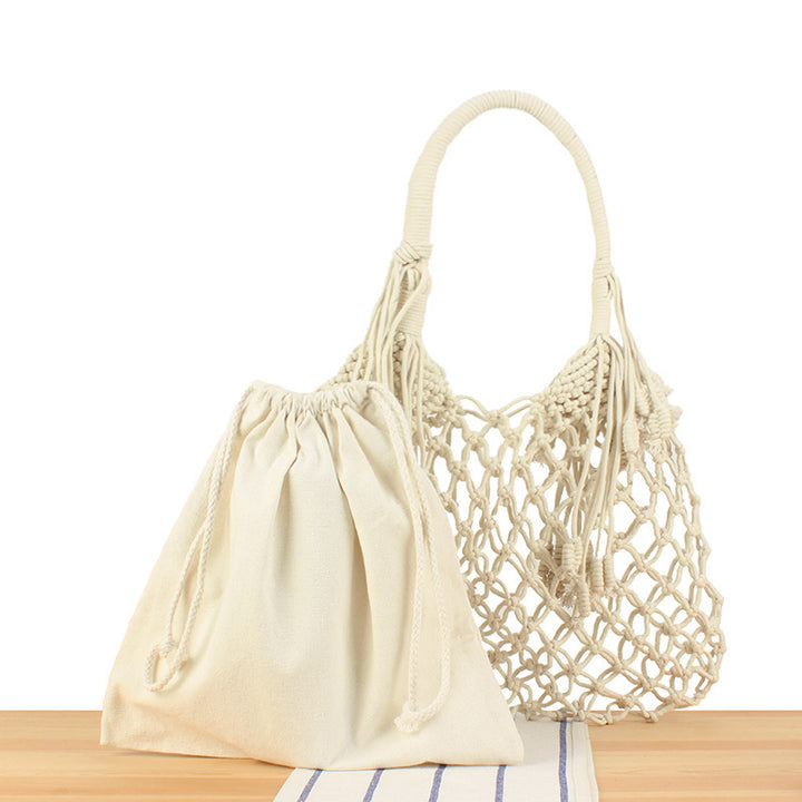 Stylish shopping bag with integrated pouch Bowlift