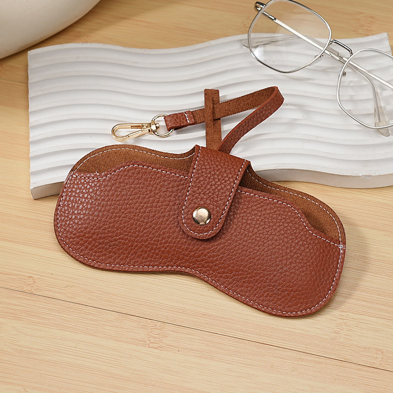 Leather Zippered Glasses Case Bowlift