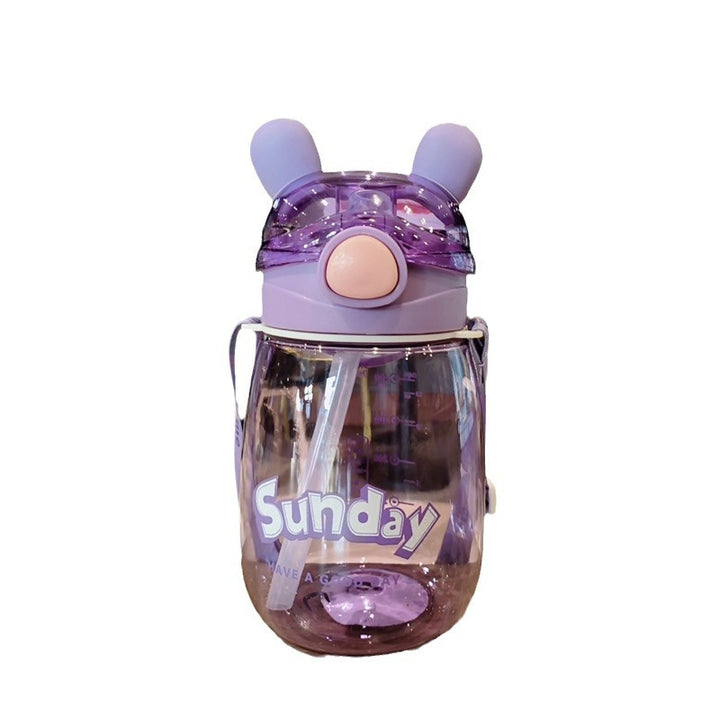 Women's Playful Water Bottle with Animal Ears Bowlift
