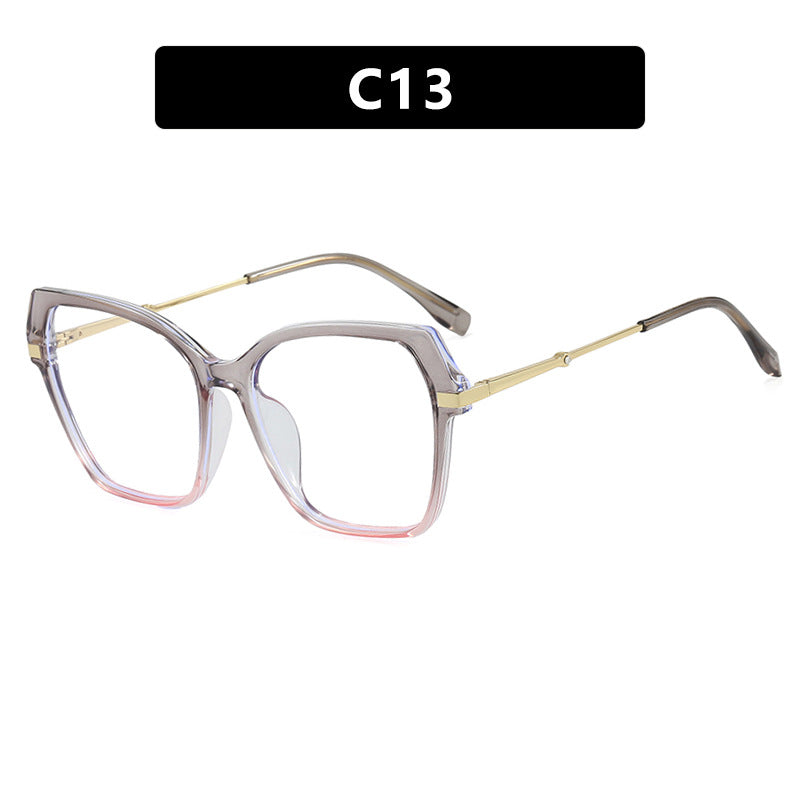 Ladies square sunglasses with elegant metal frame and protective UV filter Bowlift