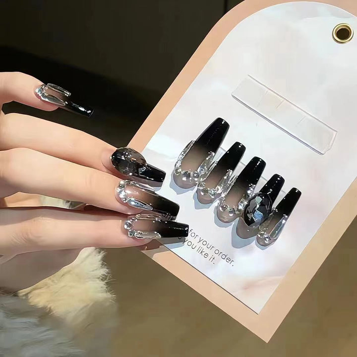 Stylish Long Stiletto Nail Art Extensions Bowlift