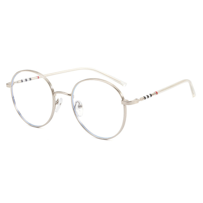 Ladies fashionable round sunglasses with elegant metal frame Bowlift