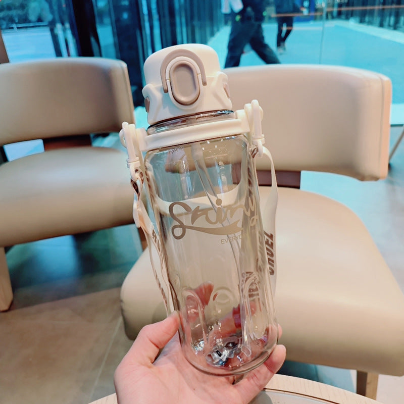Ladies Ergonomic Water Bottle with Leak-Proof Lid Bowlift