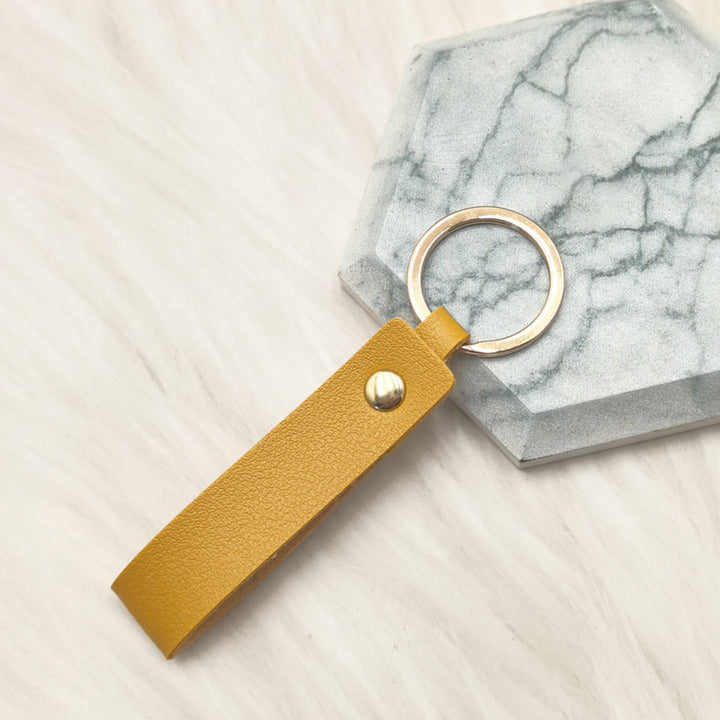 Unisex keychain made of high-quality artificial leather with stylish design Bowlift