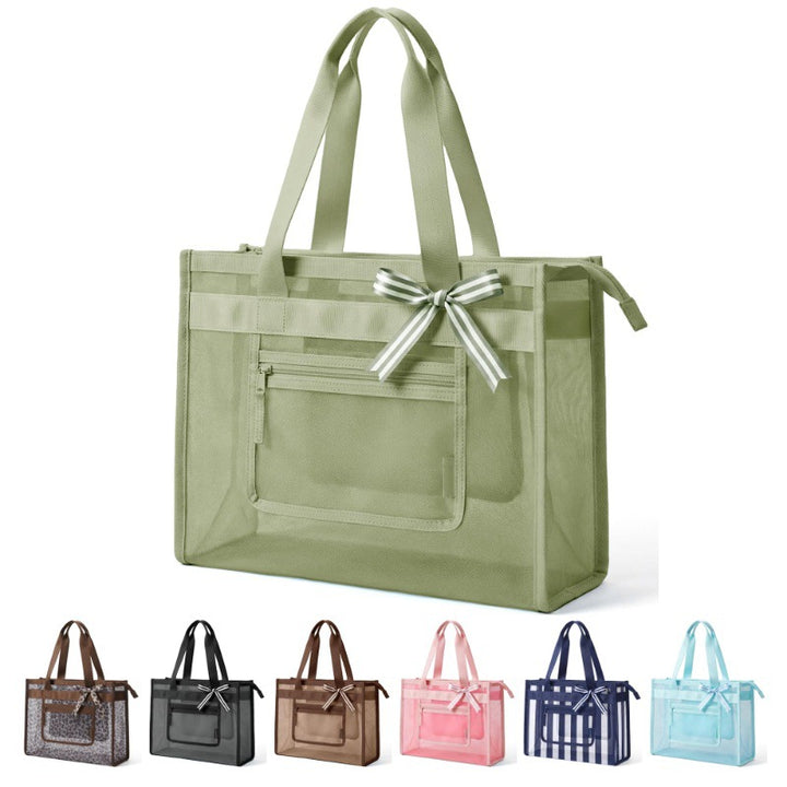 Transparent shopping bag with elegant details Bowlift