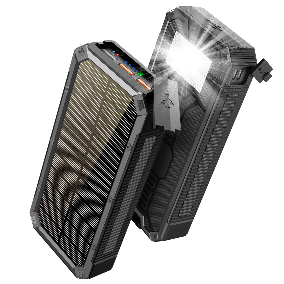 Portable solar power bank with high-load design and multiple outputs Bowlift